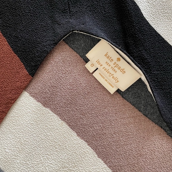 Kate Spade Tatiana Rio Swirl Crepe Top - Picture 4 of 4